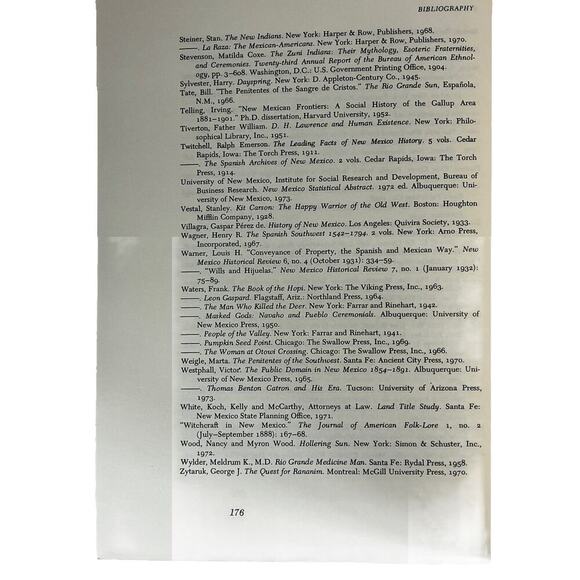 A TAOS MOSAIC PORTRAIT OF A NEW MEXICO VILLAGE By Claire Morrill 1st Ed 1973 - Picture 6 of 6